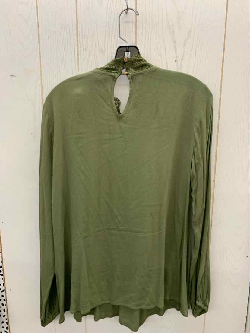 White Birch Olive Womens Size L Shirt