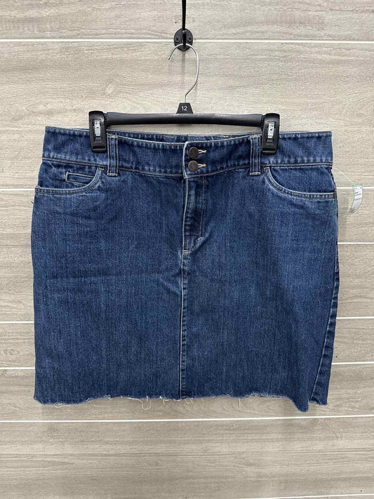 Eddie Bauer Size 14 Blue Womens Skirt