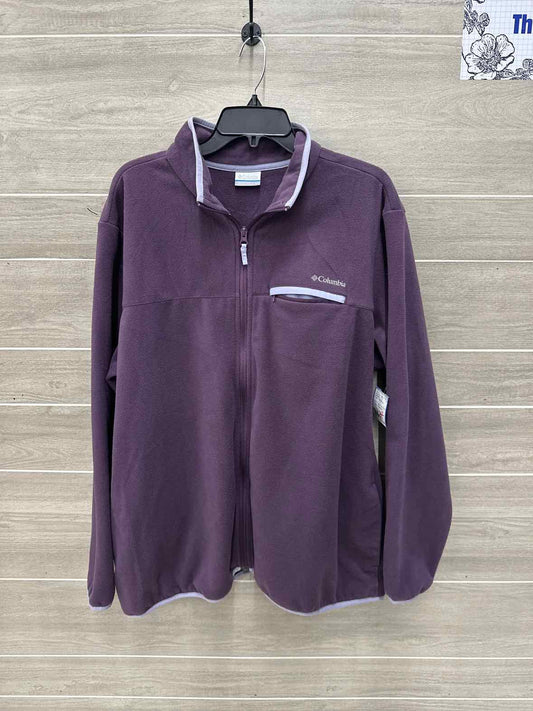 Columbia Size 2X Purple Plus Sweatshirt