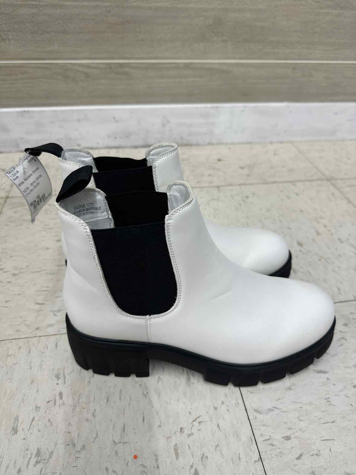 US Shoe Size 10 White Womens Boots