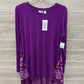 LOGO Size M/L Purple Womens Shirt