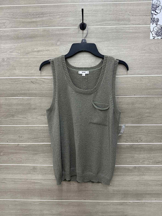 Mine Olive Womens Women Size L Tank Top