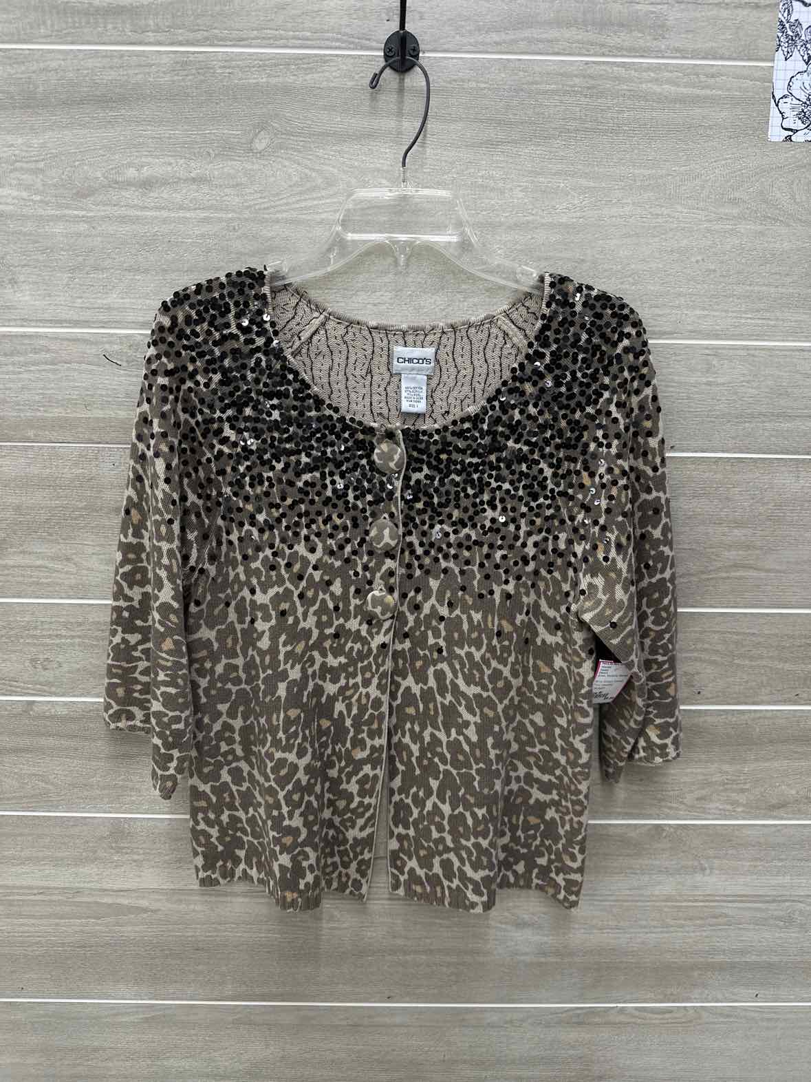 Chico's Size M Brown Womens Sweater