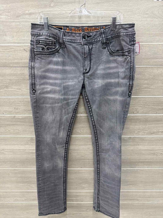 Rock Revival Size 14 Green Womens Jeans