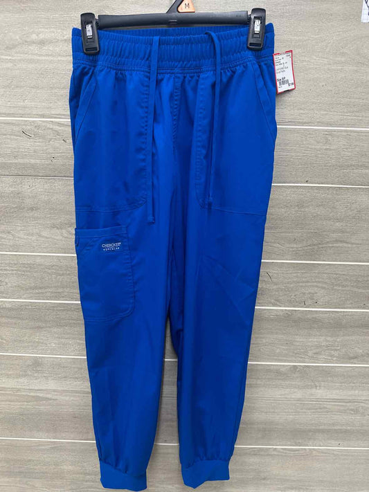 Cherokee Size S/P Blue Petite Scrub Pants