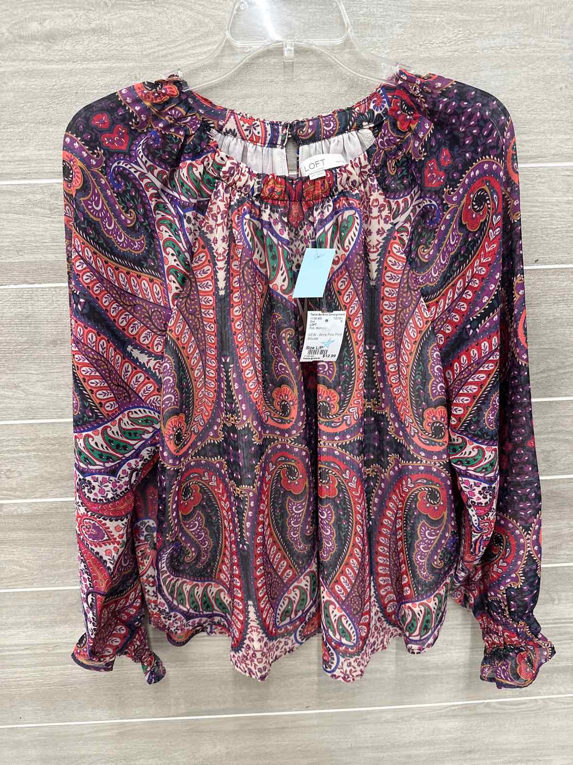 LOFT Pink Womens Size L/P Shirt