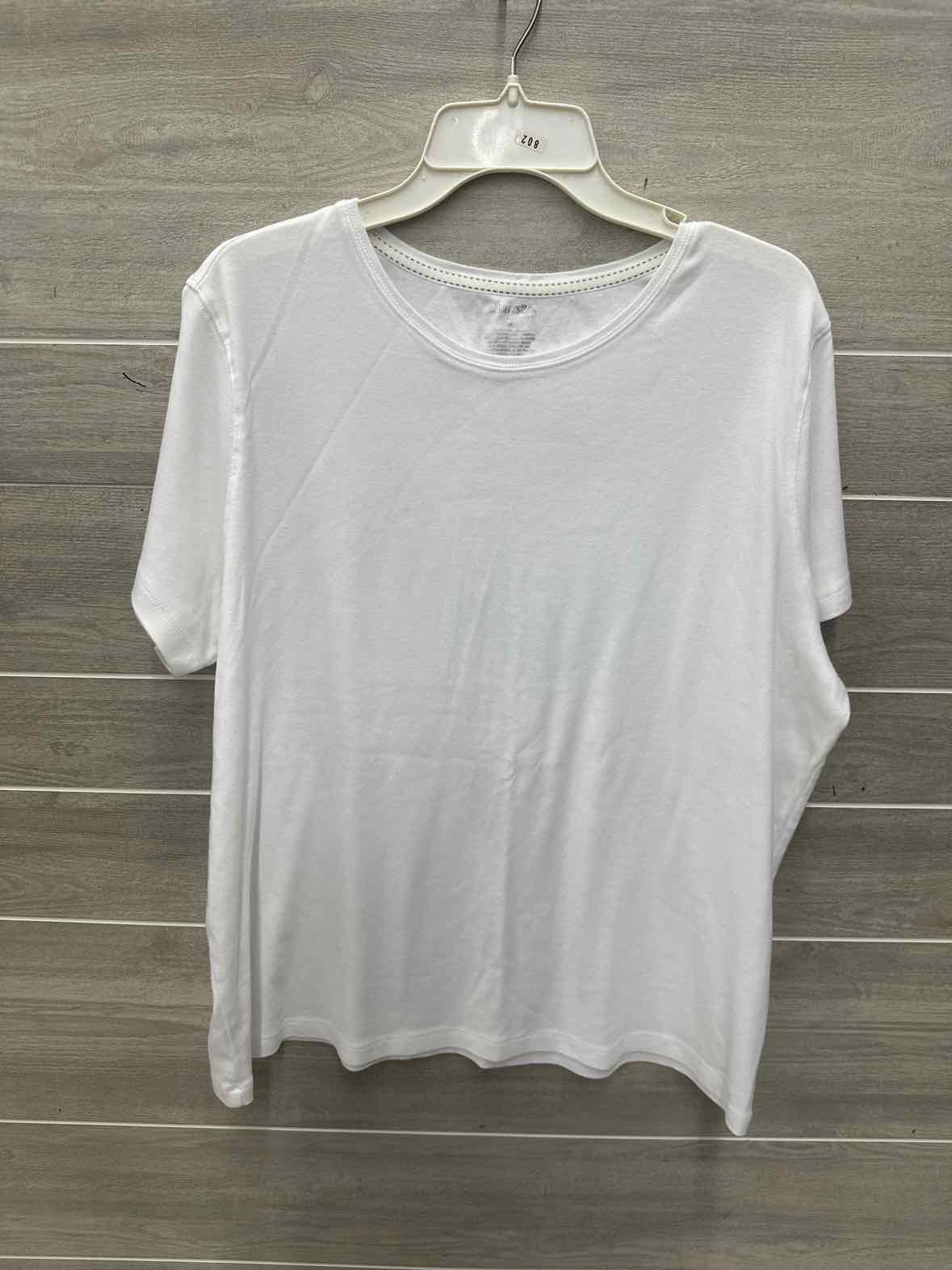SJB Size 1X White Plus Shirt