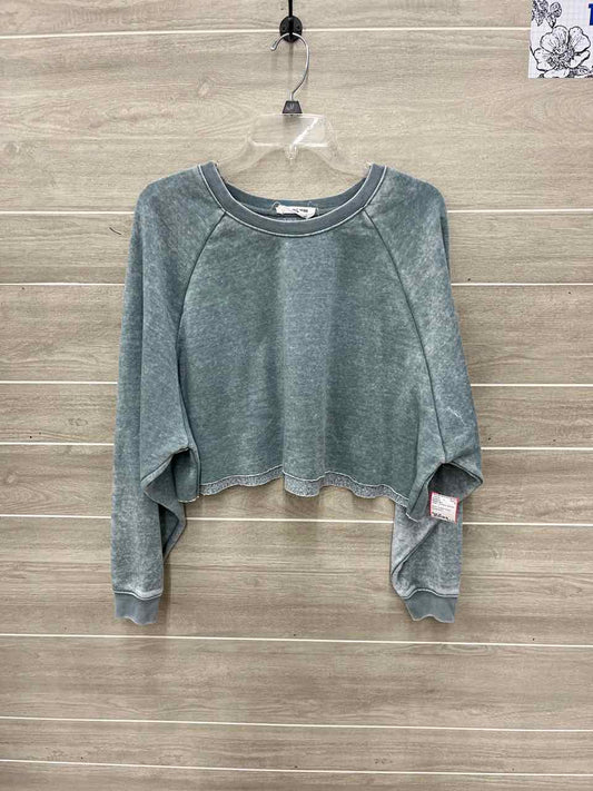 Double Zero Green Womens Women Size M Sweatshirt