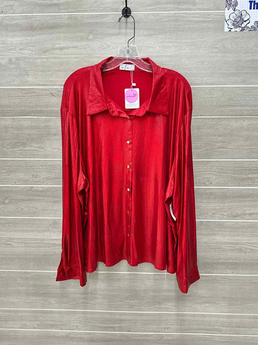 Red Womens Women Size 2X/3X Shirt