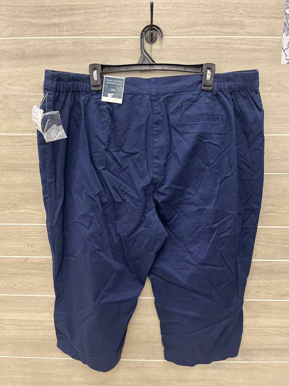 Karen Scott Size 20W Blue Plus Pants