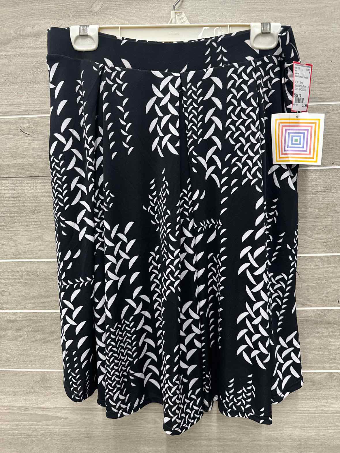 Lularoe Size 14 Black Womens Skirt