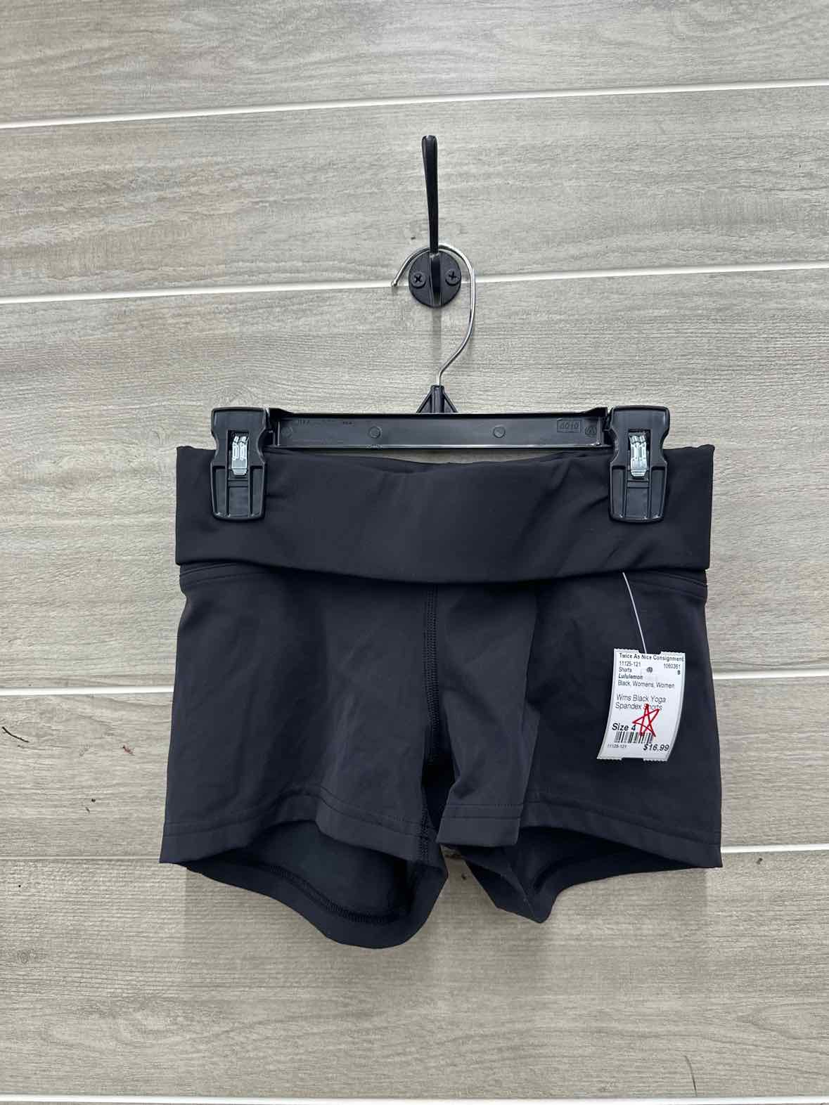 Lululemon Size 4 Black Womens Shorts