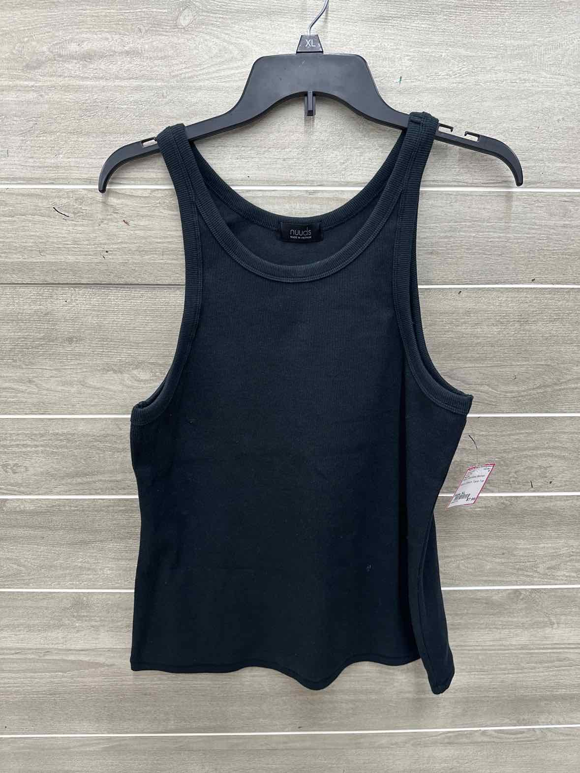 Nuuds Size XL Black Womens Tank Top