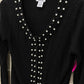 Monroe & Main Size S Black Womens Sweater