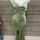TopShop Size 6 Green Womens Dress
