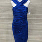 Calvin Klein Size 8 Blue Womens Dress