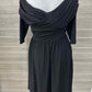Unique Vintage Black Womens Size 16 Dress