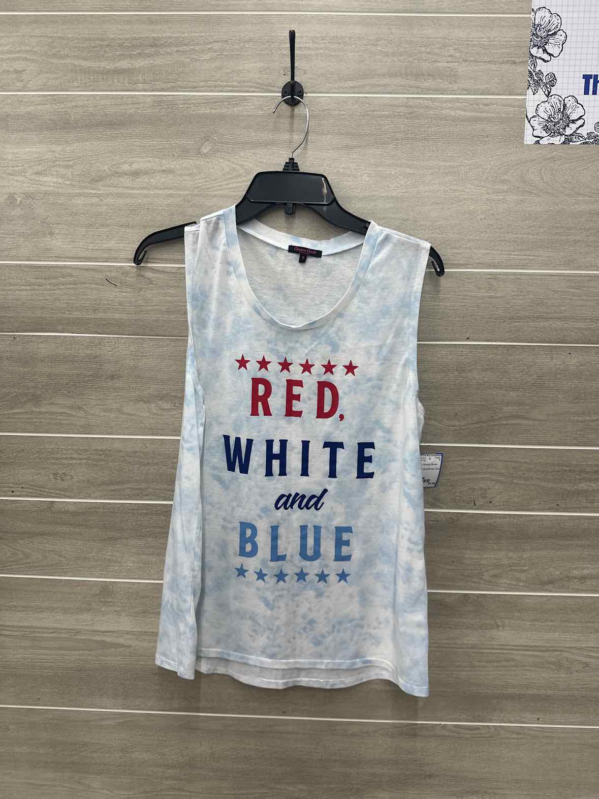 Size M Blue Womens Tank Top