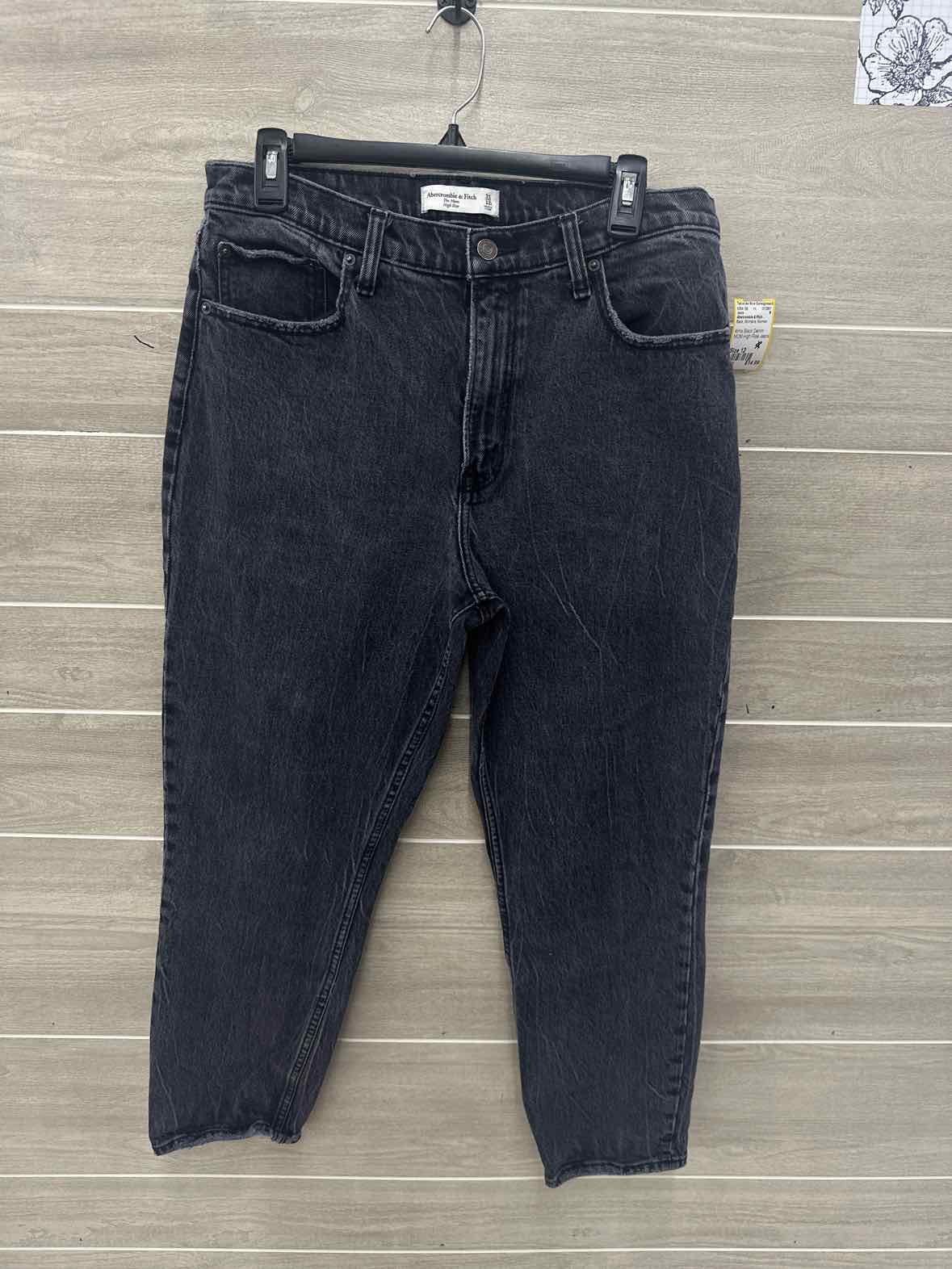 Abercrombie & Fitch Black Womens Women Size 12 Jeans