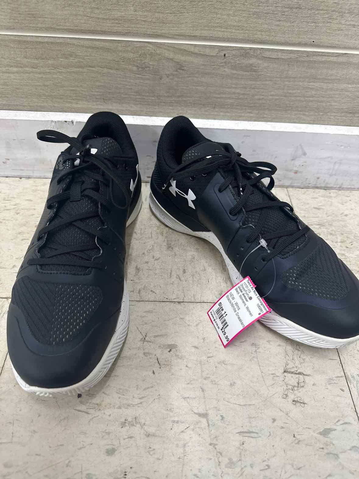 Under Armour US Shoe Size 11 Black Womens Shoes/Footwear