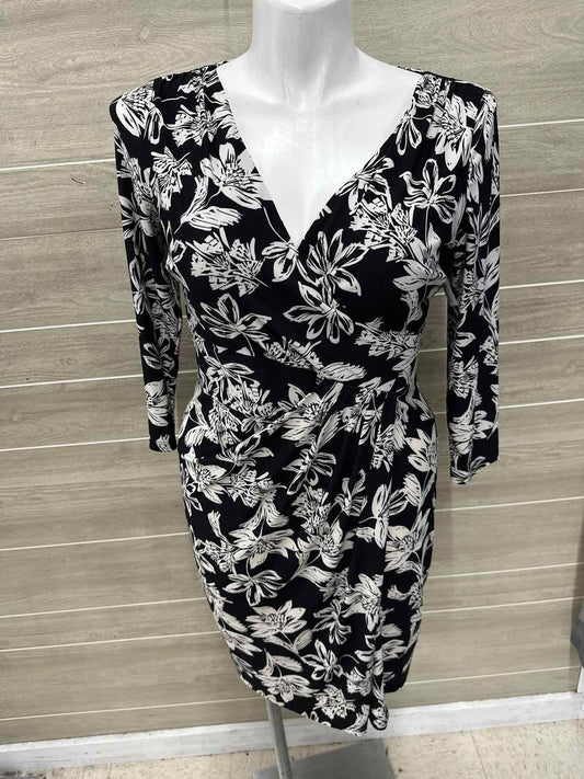 Calvin Klein Size 12 Black Womens Dress