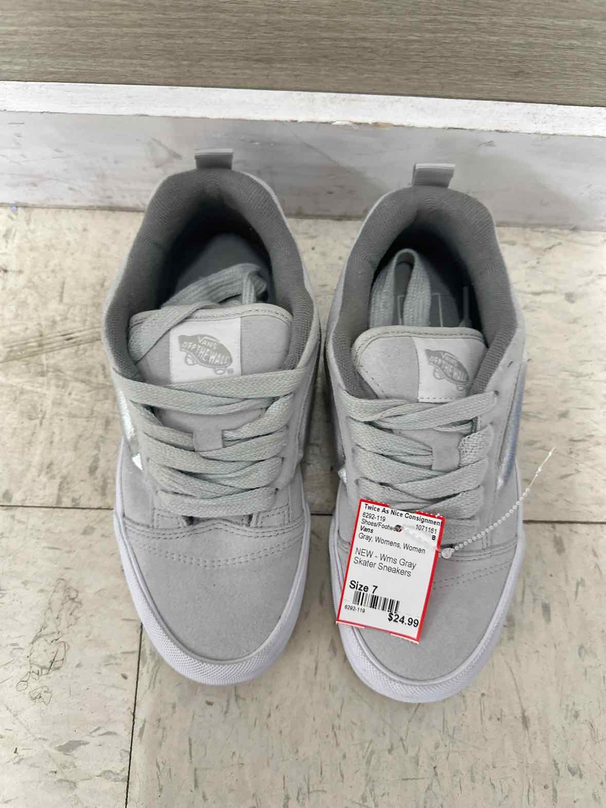 Vans US Shoe Size 7 Gray Womens Shoes/Footwear