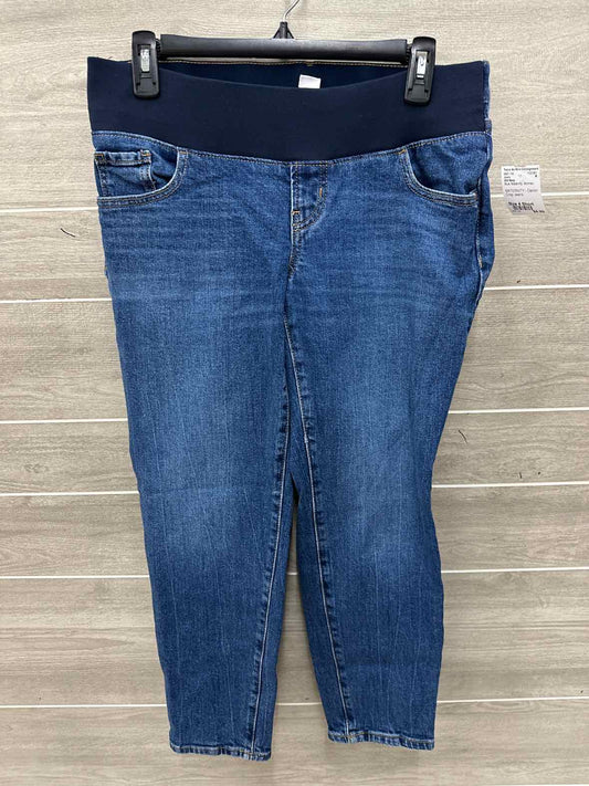 Old Navy Size 4 Short Blue Maternity Jeans