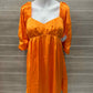 Adelyn Rae Size 6 Orange Womens Dress