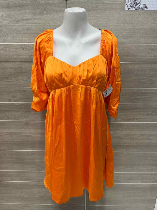 Adelyn Rae Size 6 Orange Womens Dress