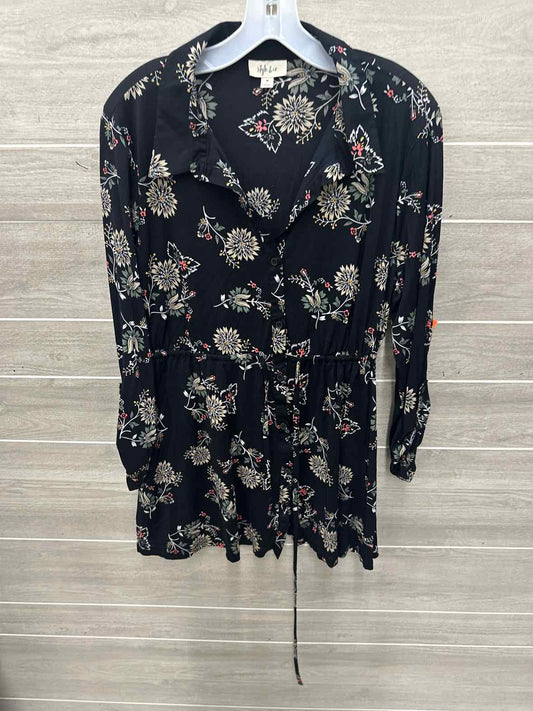 Style & Co Size XL Black Womens Shirt