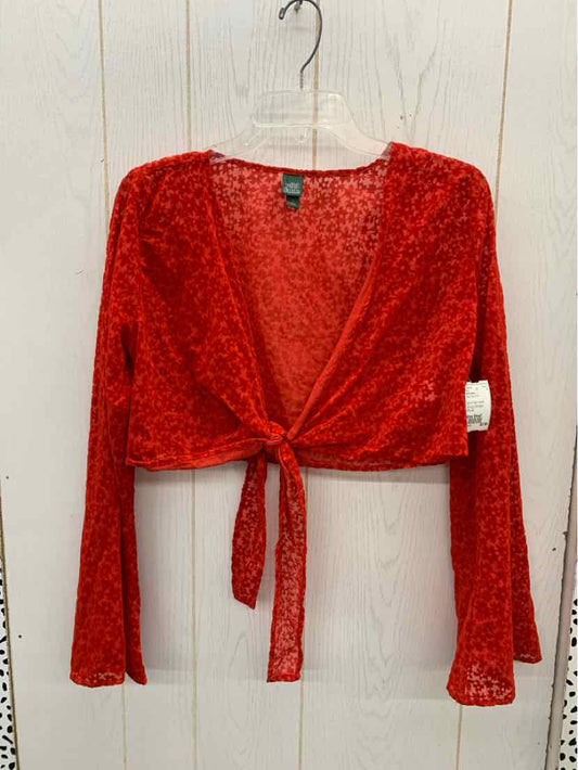 Wild Fable Red Womens Size Small Shirt