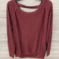 ANA Burgundy Womens Women Size XL Sweater