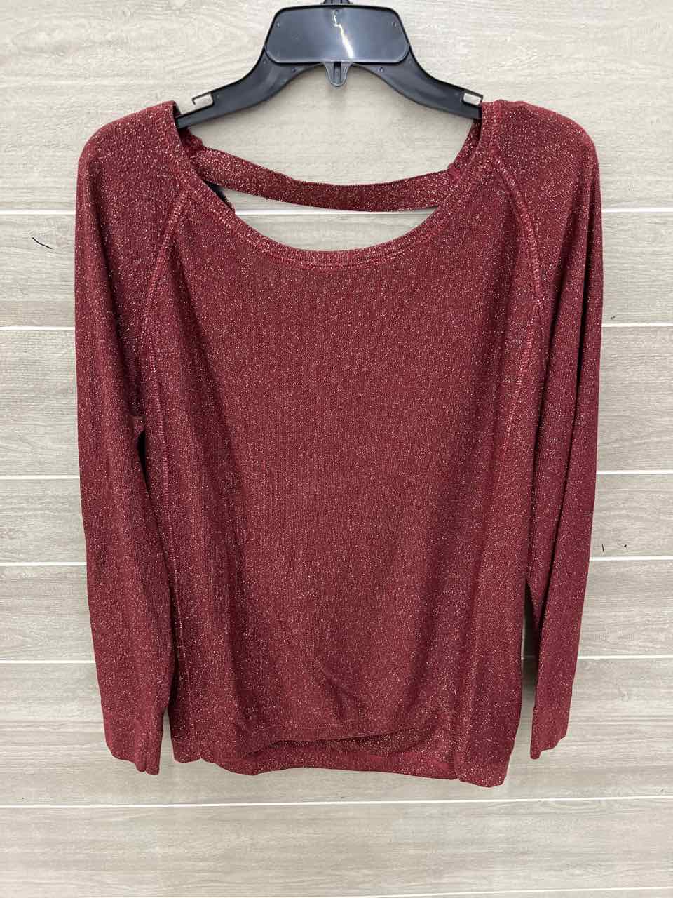 ANA Burgundy Womens Women Size XL Sweater