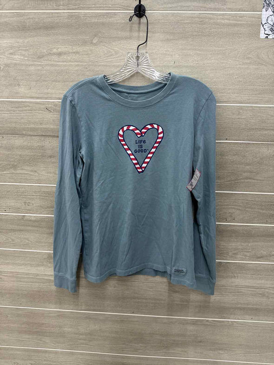 Life Is Good Size S Blue Womens Shirt