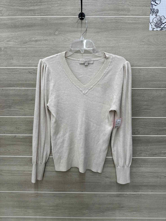LOFT Size L Beige Womens Sweater