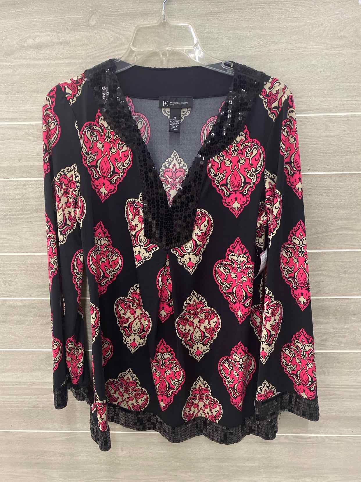 INC Black Womens Size M Shirt