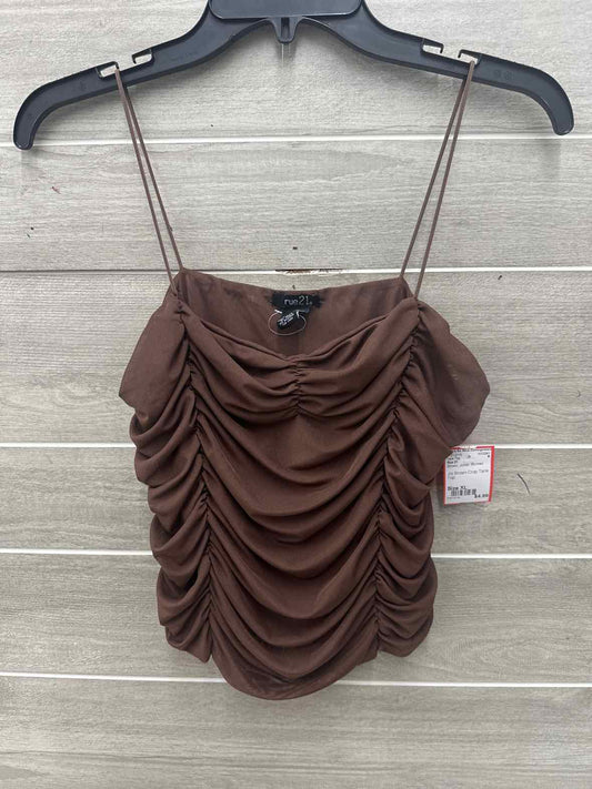 Rue 21 Size XL Brown Junior Tank Top