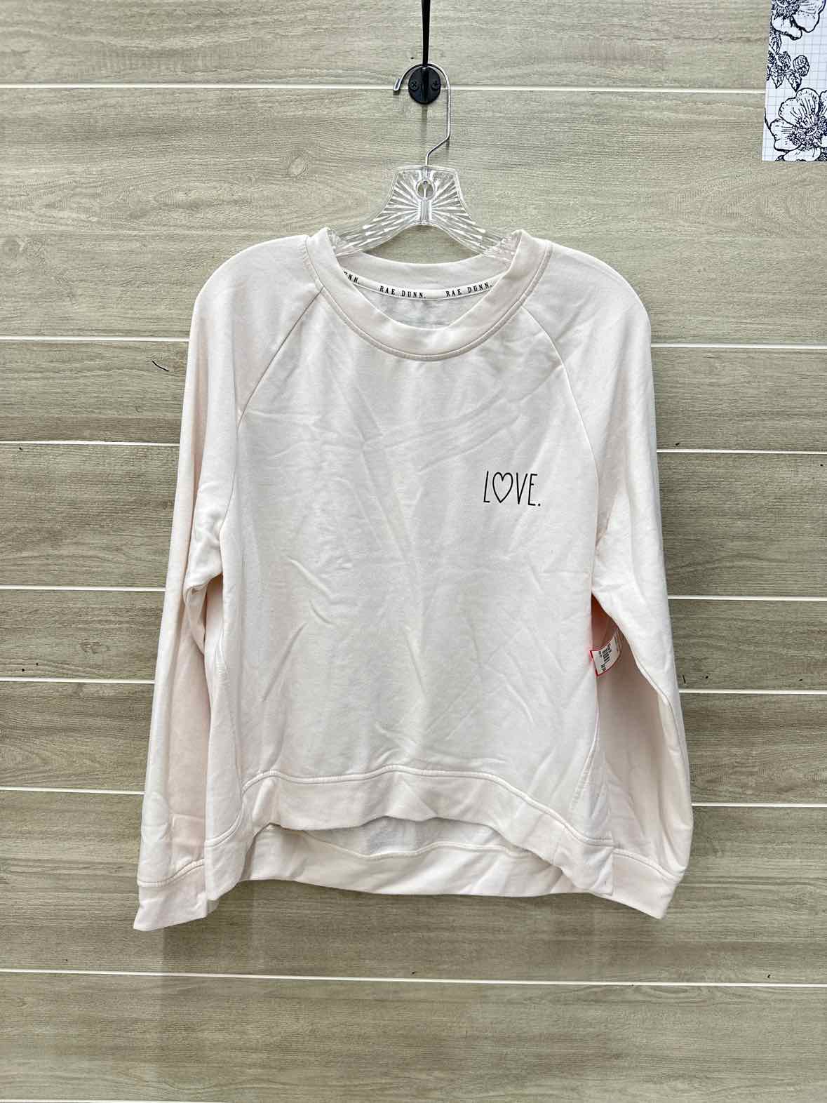 Rae Dunn White Womens Women Size M Sweatshirt