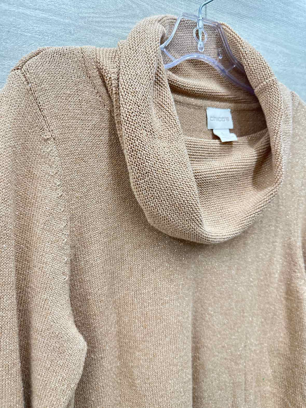Chico's Size M Gold Womens Sweater
