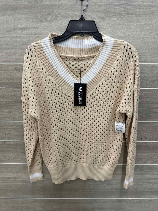 Tan Womens Women Size Small Sweater