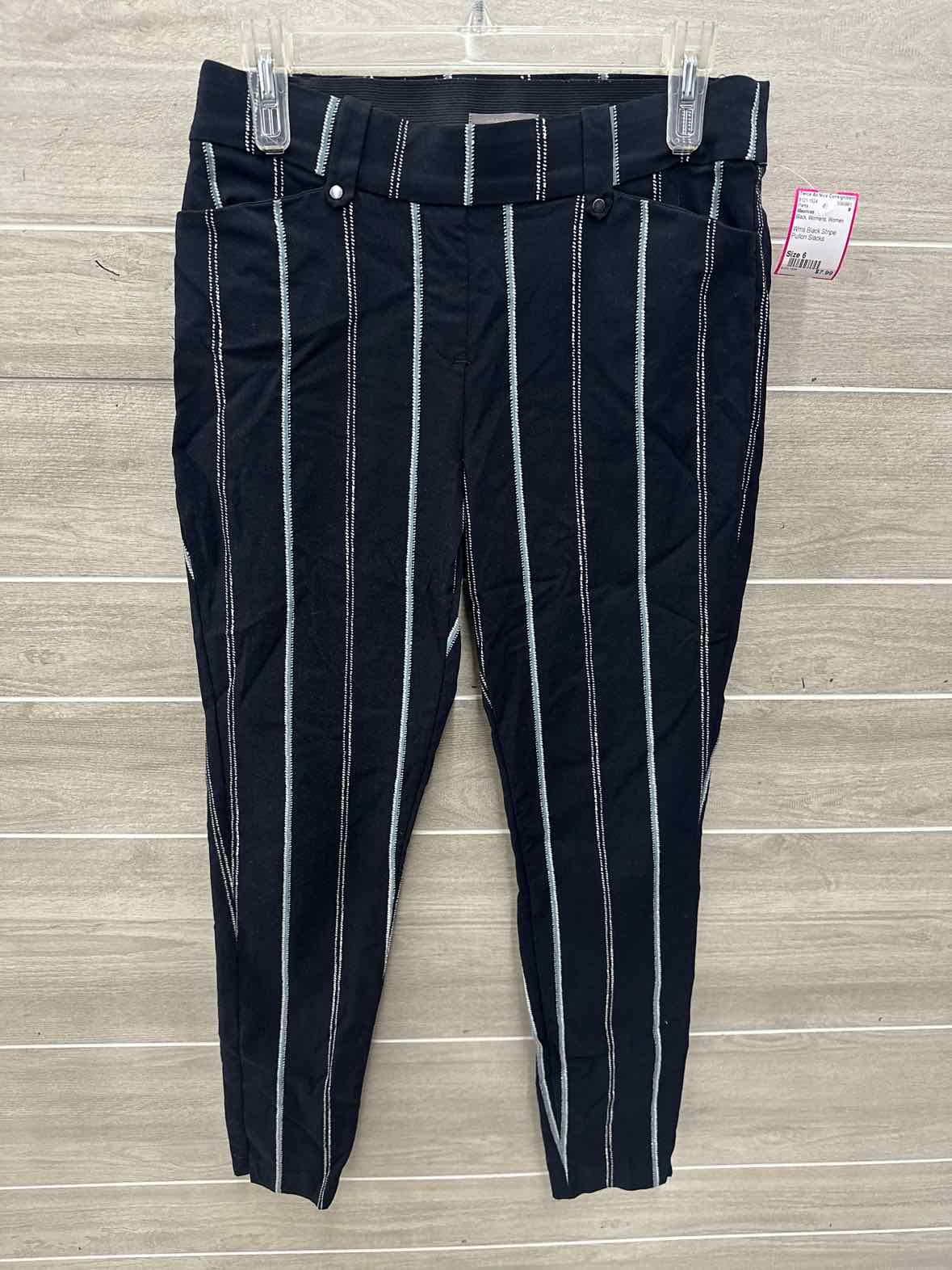 Maurices Size 6 Black Womens Pants