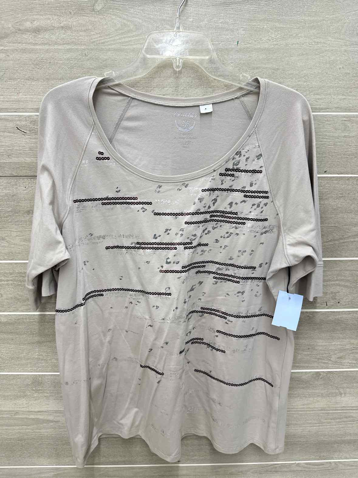 Chico's Size XL Tan Womens Shirt