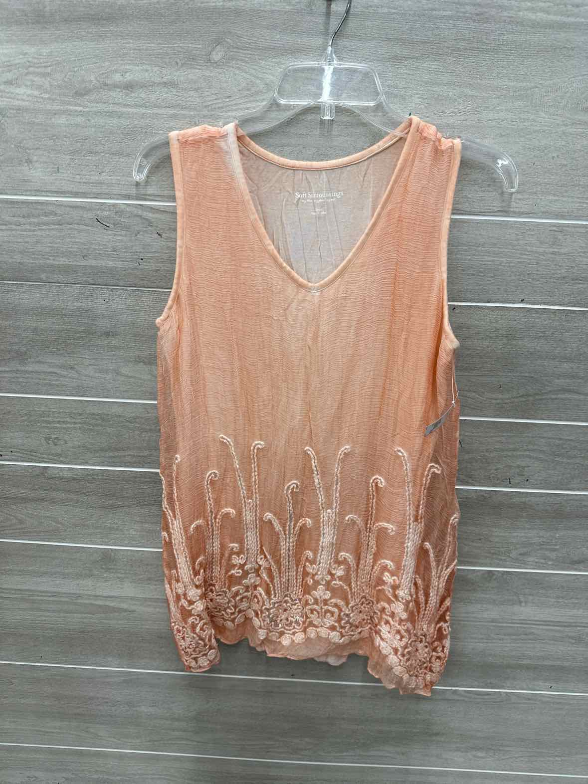 Soft Surroundings Size S/M Orange Womens Tank Top