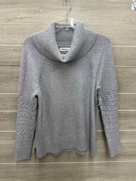 Calvin Klein Size S Gray Womens Sweater
