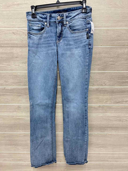 Silver Size 2 Blue Womens Jeans