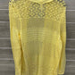 Yellow Womens Women Size M/L Sweater