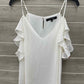 Size L Cream Womens Shirt