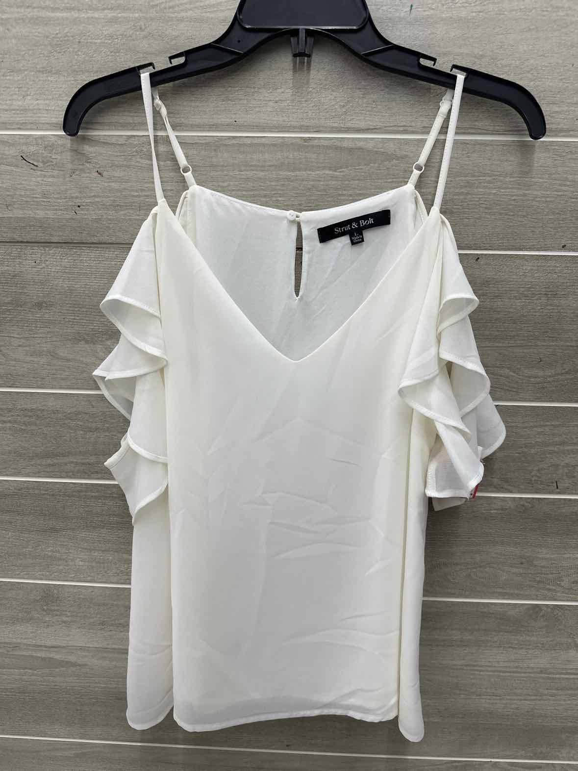 Size L Cream Womens Shirt