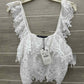 ZARA Size M White Womens Tank Top
