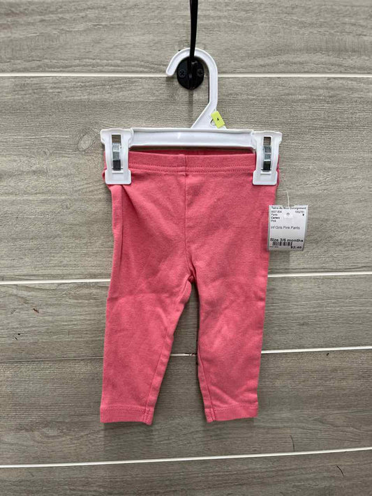 Carters Girls Size 3/6 months Pants